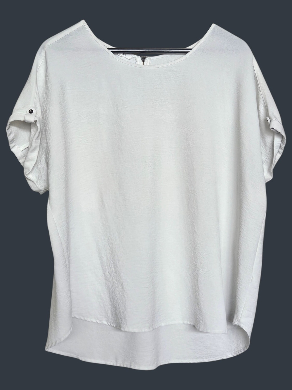 Maurices White Short Sleeve Relaxed Tee